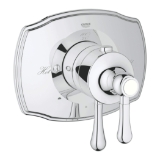 GROHE 19825000 2-Function Trim, 3.2 to 6.3 gpm Shower, StarLight® Polished Chrome