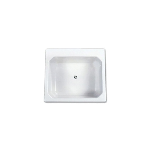 Florestone™ SR-1 Self-Rimming Utility Sink, 25 in W x 22 in D x 14 in H, White