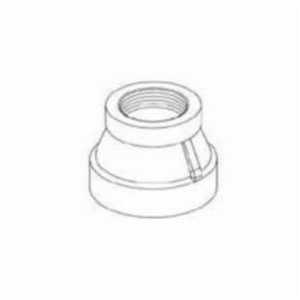 Ward Mfg 1XE.BR Pipe Reducing Coupling, 1 x 3/4 in Nominal, FNPT End Style, 125 lb, Cast Iron, Black