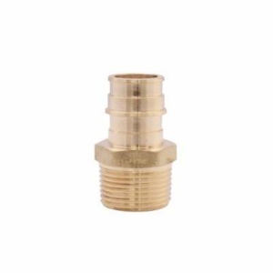 Legend Reducing Adapter, 1 x 3/4 in Nominal, CE PEX x MNPT End Style, DZR Brass