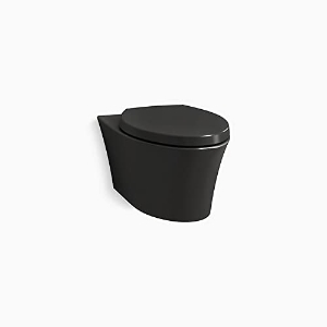 Kohler® 31539-7 31539 1-Piece Toilet, Veil, Elongated Bowl, 13-1/16 in H Rim, 1 gpm Flush Rate, Black