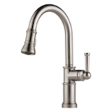Brizo® 63025LF-SS Artesso® Kitchen Faucet, 1.8 gpm Flow Rate, Stainless Steel, 1 Handle, 1 Faucet Hole, Traditional, Commercial