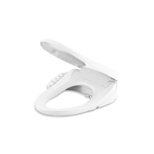 Kohler® 8298-0 C3®-155 Cleansing Toilet Seat With Lid, Elongated Bowl, Closed Front, Plastic, White, Slow Close Hinge