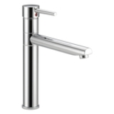 DELTA® 1159LF Trinsic® Kitchen Faucet, 1.8 gpm Flow Rate, Swivel Spout, Chrome, 1 Handle