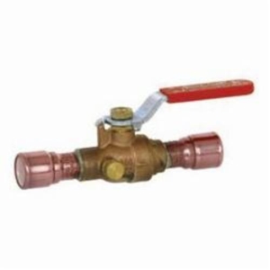 Sioux Chief MetalHead™ 648-CG6FP Ball Valve, 1-1/2 in Nominal, CPVC End Style, Brass Body, Full Port