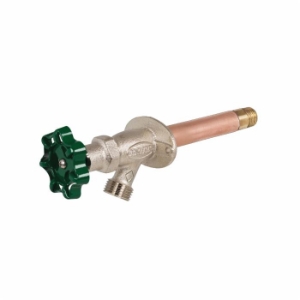 Prier® C-134D10 Diamond C-134 Freezeless Wall Hydrant, 1/2 in, MNPT x C, 360 deg Full Turn Wall Opening