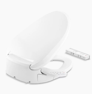 Kohler® 28229-0 PureWash® E725 Elongated Bidet Seat with Remote Control, White