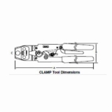 Sharkbite® UC961 One-Hand Operation Clamp Tool, 3/8 to 1 in Capacity, 10-15/16 in L x 2-1/8 in W