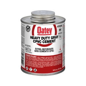 Oatey® 31036 Heavy Duty CPVC Cement, 16 oz Container, Gray