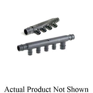 Uponor ProPEX® Q2227557 EP Flow-through Multi-port Tee, 2 (1/2") outlets, 3/4" x 3/4"