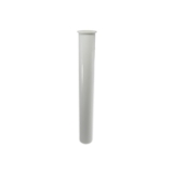 Keeney 10-12W Flanged Sink Tailpiece, 1-1/2 in ID x 12 in L, Polypropylene, White