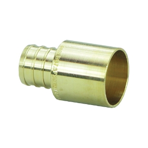 Viega 46635 PureFlow® Adapter, 1/2 in, Crimp x Female C, Brass