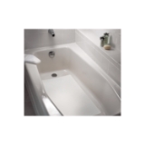 Moen® DN7050 Bath Mat, Home Care®, 34 in L x 16 in W, Glacier White, PVC