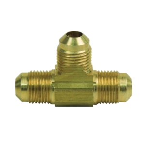 BrassCraft® 44-6 44 Series Pipe Tee, 3/8 in Nominal, Flare End Style, Brass
