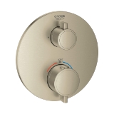 GROHE 24133EN0 Thermostatic Trim with Control Module, 7.1 gpm Valve, Brushed Nickel