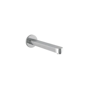 Hansgrohe 14421001 S Tub Spout, 8-1/4 in L x 3/4 in H, Solid Brass, Polished Chrome