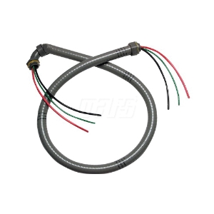 Mars® 84143 Non-Metallic Type B Liquid-Tight Flexible Conduit Whip, 3/4 in Dia x 10 in L, 3 Conductors, 8 AWG Wire