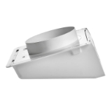 LAMBRO 389W 8" White Plastic Wall Cap F/LG HPWH