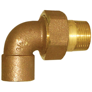 LEGEND® 110-165 S-438 Union Elbow, 1/2 in Nominal, C x C End Style, Brass