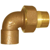 LEGEND® 110-166 S-438 Union Elbow, 3/4 in Nominal, C x C End Style, Brass