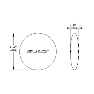 Elkay® LKEKMAGNET e-Dock Magnet, Stainless Steel