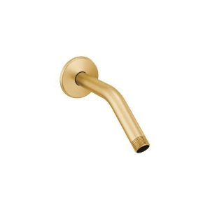 Moen® S134BG Shower Arm, 7-1/2 in L, Metal Arm, 1/2 in IPS, Brushed Gold