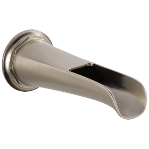 Brizo® RP78583NK Rook® Non-Diverter Channel Tub Spout, Brass, Brilliance® Luxe Nickel