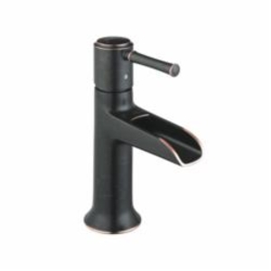 Hansgrohe 14127921 Talis C Bathroom Faucet, Commercial, 1.2 gpm Flow Rate, 3-3/8 in H Spout, 1 Handle, Pop-Up Drain, 1 Faucet Hole, Rubbed Bronze, Traditional