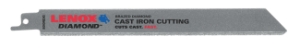 Lenox® Diamond™ Narrow Kerf Reciprocating Saw Blade, 8 in L x 3/4 in W, Chrome Alloy Steel Body, Universal Tang