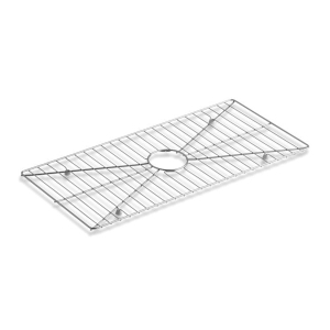 Kohler® 3141-ST Poise® Sink Rack, 28-1/4 in L x 13-1/4 in W x 1 in H, Rectangular Shape, Stainless Steel