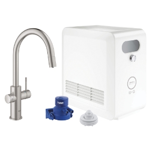 GROHE 31251DC2 Blue® Universal Chilled and Sparkling Starter Kit, 270 W Cooling, 115 V 60 Hz