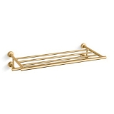 Kohler® 14381-2MB 14381 Purist® Hotelier Towel Shelf, 1-7/8 in OAH, Vibrant® Brushed Moderne Brass