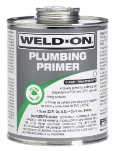 Weld-On® 14032 Low VOC Plumbing Primer With Applicator Cap