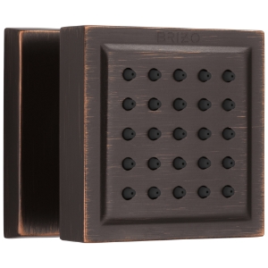 Brizo® 84121-RB Touch-Clean® Adjustable Square Body Spray, (1) Full Spray, 2 gpm Maximum, Surface Mount, Venetian Bronze