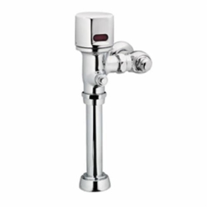 Moen® 8311 M-POWER™ Electronic Flush Valve, Battery, 1.28 gpf Flush Rate, 1 in Inlet, 20 to 125 psi Pressure, Polished Chrome