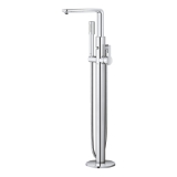 GROHE 23792001 Free Standing Ohm Bathtub Faucet, 1.75 gpm, StarLight® Polished Chrome, 1 Handle