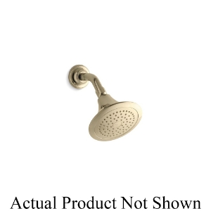 Kohler® 10282-AK-2BZ Single Function Showerhead with Katalyst® Air-Induction Spray, Forte®, 2.5 gpm Minimum, 1 Spray, Wall Mount, 5-1/2 in Dia x 4-5/8 in H Head, Oil-Rubbed Bronze