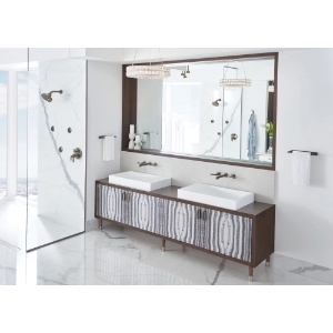 Brizo® 87498-SL Levoir™ Showerhead, 1.75 gpm, 4 Sprays, 6-7/8 in Dia Head, Luxe Steel