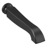 DELTA® T5756-BLLHP-WL Dorval™ Tub Filler Trim, 18 gpm Flow Rate, 8 in Center, Matte Black, Commercial/Residential