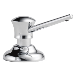 DELTA® RP1002 Classic Soap/Lotion Dispenser, Chrome, 13 oz Bottle Capacity, Deck Mount, Metal