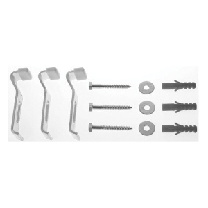 DURAVIT 790125000000000 D-Code 3-Piece Bathtub Anchor, For Use With D-Code Bathtub and Shower Tray