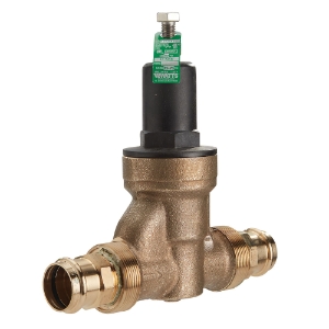 WATTS® 0125582 LFN45B Standard Capacity Pressure Reducing Valve, 2 in Nominal, Viega ProPress® End Style, 300 psi Pressure, Copper Silicon Alloy Body