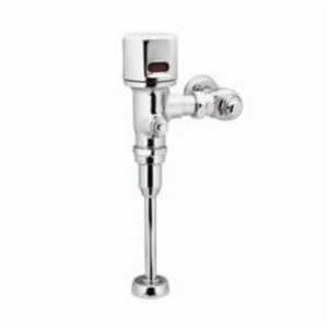 Moen® 8316 M-POWER™ Electronic Urinal Flush Valve, AA Battery, 0.125 gpf Flush Rate, 3/4 in IPS Inlet, 3/4 in Spud, 15 to 120 psi Pressure, Chrome