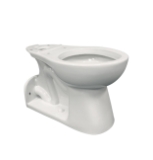 NIAGARA The Original™ N7799 Rear Outlet Toilet Bowl, White, Elongated Shape, 4 in Rough-In, 17 in H Rim, 2 in Trapway