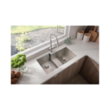 Elkay® LKAV2031NK Kitchen Faucet, Avado™, 1.75 gpm Flow Rate, Brushed Nickel, 1 Handle, 1 Faucet Hole, Function: Traditional