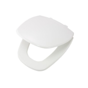 Bemis® 1240200 000 Toilet Seat, Round Bowl, Closed Front, White, Concealed Hinge