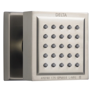 DELTA® 50150-SS-PR Body Spray, (1) Full Spray, 2 gpm Maximum, Surface Mount, Lumicoat® Stainless