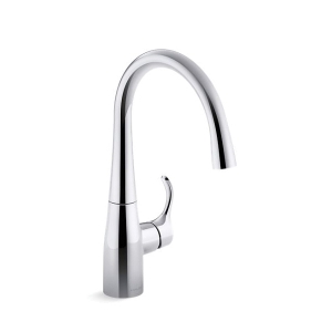 Kohler® 22034-CP Bar Sink Faucet, Simplice®, Polished Chrome, 1 Handle, 1.5 gpm