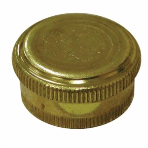 Wal-Rich 4607002 Hose Cap With Washer, 3/8 in Nominal, Female Hose Thread End Style, Brass