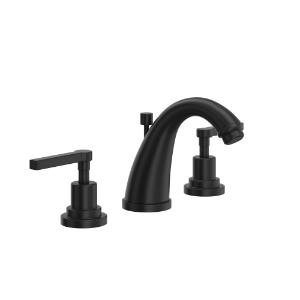 Rohl® A1208LMMB-2 Lombardia® Bathroom Faucet, 1.2 gpm Flow Rate, Matte Black